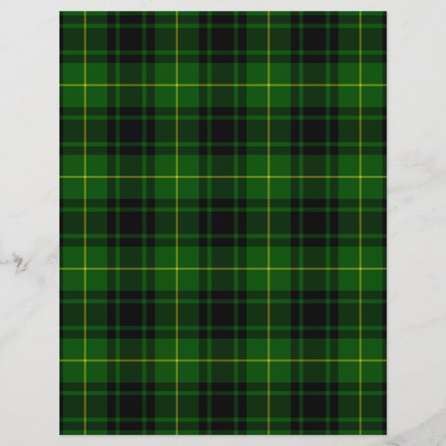 Xadrez verde MacArthur tartan (Frente)