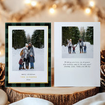 Xadrez Verde Moderna de Buffalo - Natal Duas Fotos