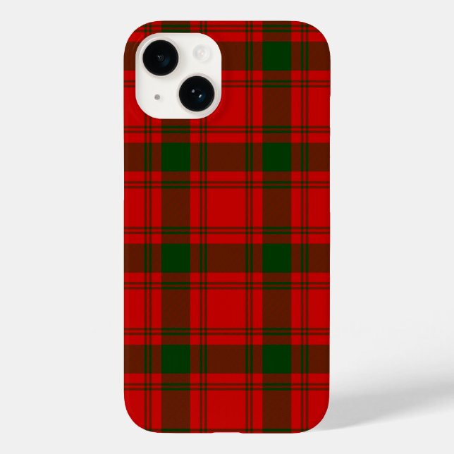 Xadrez verde tartan tartan MacQuarrie (Verso)