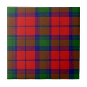 Xadrez verde-vermelha Lindsay tartan