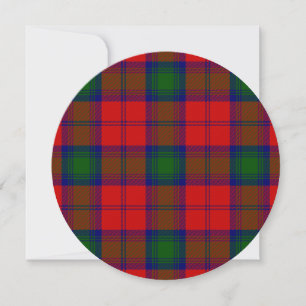Xadrez verde-vermelha Lindsay tartan