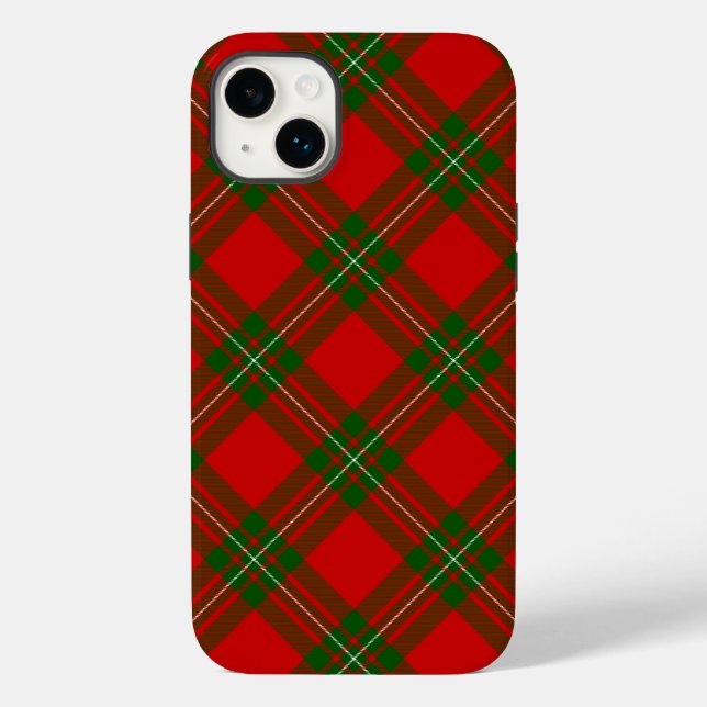 Xadrez verde-vermelha MacGregor tartan (Verso)