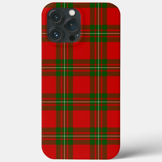 Xadrez verde-vermelha MacGregor tartan (Verso)