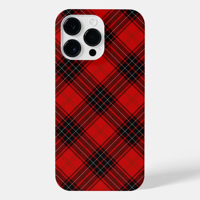 Xadrez vermelha de tartan (Verso)