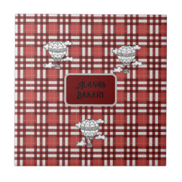 Xadrez vermelha e branca