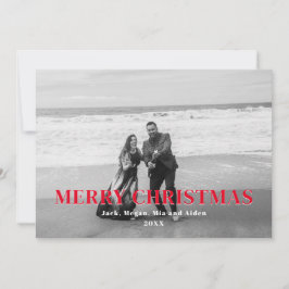 Xadrez vermelha e branca Feliz Natal