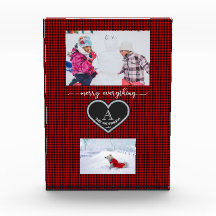 Xadrez Vermelha Negra Foto Monograma de Cotação de