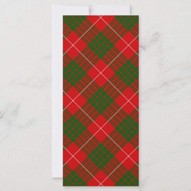 Xadrez vermelha tartan tartan (Frente)