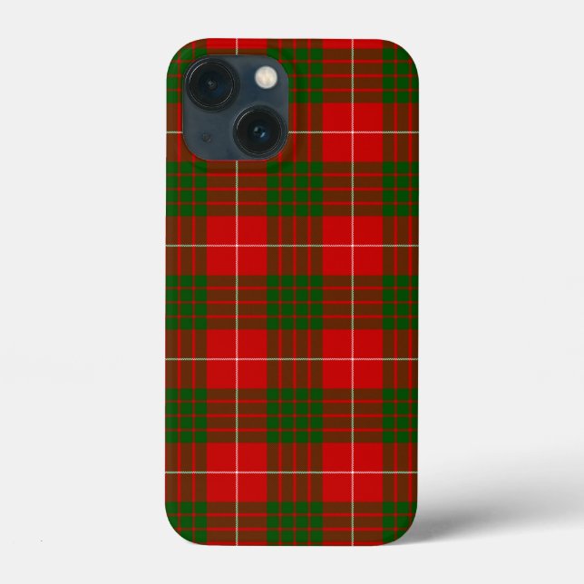 Xadrez vermelha tartan tartan (Verso)