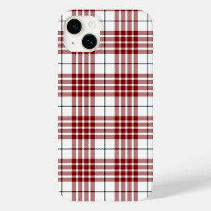 Xadrez vermelho e branco Buchanan tartan