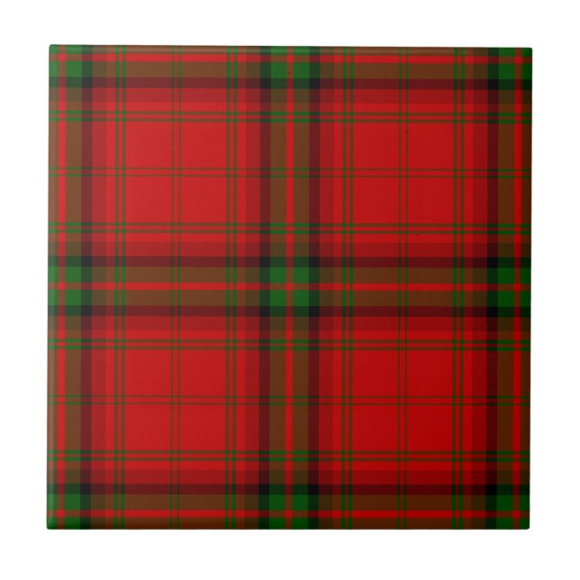 xadrez vermelho e verde do tartan MacDougall (Frente)