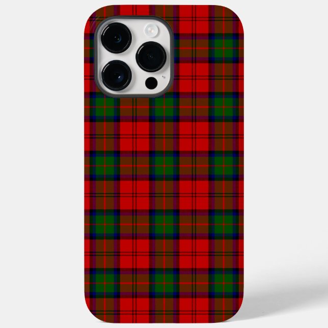 xadrez vermelho e verde do tartan MacDuff (Verso)