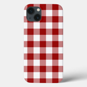 Xadrez Vermelho Escuro e Búfalo Branco