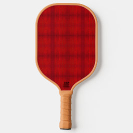 "Xadrez Vermelho" (fibra de carbono) Raquete de Pi
