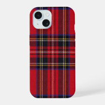 xadrez vermelho preto Royal Stewart tartan