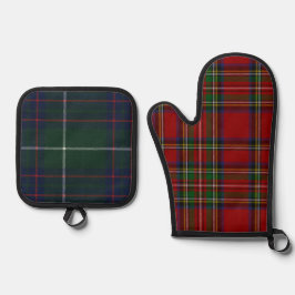 Xadrez Vermelho Stewart Tartan para o Natal