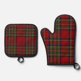 Xadrez Vermelho Stewart Tartan para o Natal