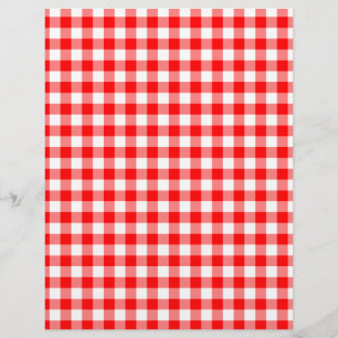 Xadrez Vichy Vermelho e Branco