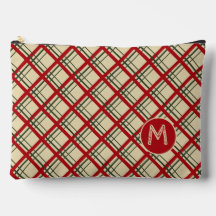 Xadrez Vintage Tartan Monograma Design