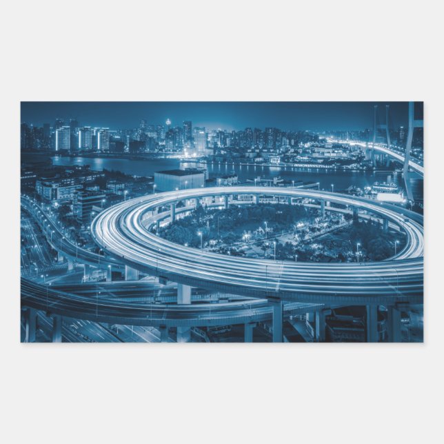 Xangai Overpass 3 adesivos (Frente)