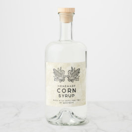 Xarope de milho caseiro com duas espigas