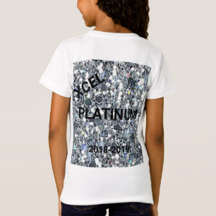 Xcel Platinum Girls Personalizou Camiseta de Giná