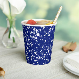 Xícara de acampamento do Splatter do Enamelware