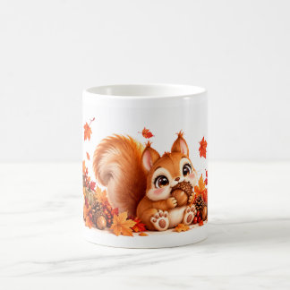 Xícara de café Adorable Acorn & Autumn Leaves edit