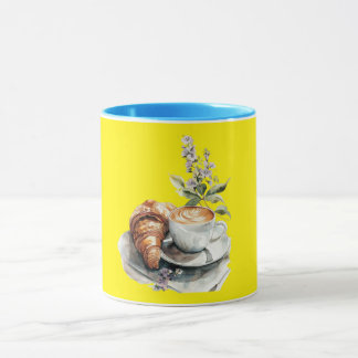 Xícara de café amarelo-claro