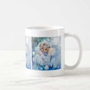 Xícara de café azul