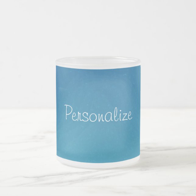 Xícara de café azul escura (Centro)