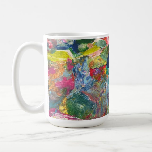 Xícara de café com Abstrato estética de Mug colori (Esquerda)