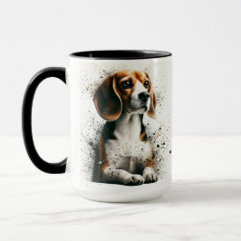 Xícara de café com beagle