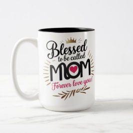 Xícara de café com Coroa para Sempre Te Amo Presen