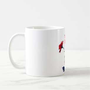 Xícara De Café Com Desenho Botânico Ousado