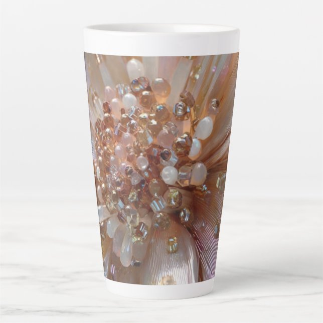 Xícara de café com design floral elegante inspirad (Frente)