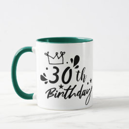 Xícara de café com idade personalizada, caneca de