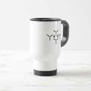 Xícara de café com lâmina gótica