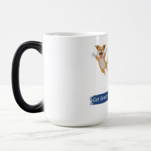 Xícara de Café com Saudações de Gato se Transforma