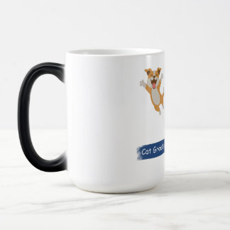 Xícara de Café com Saudações de Gato se Transforma