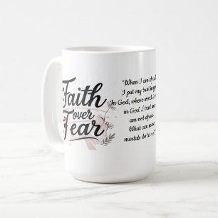 Xícara de Café com Versículo Bíblico Inspirador