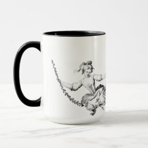 Xícara de café da manhã Elegância do século XVIII