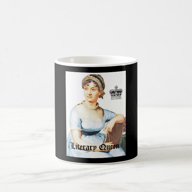 Xícara de café da Rainha Literária Jane Austen Mug (Centro)