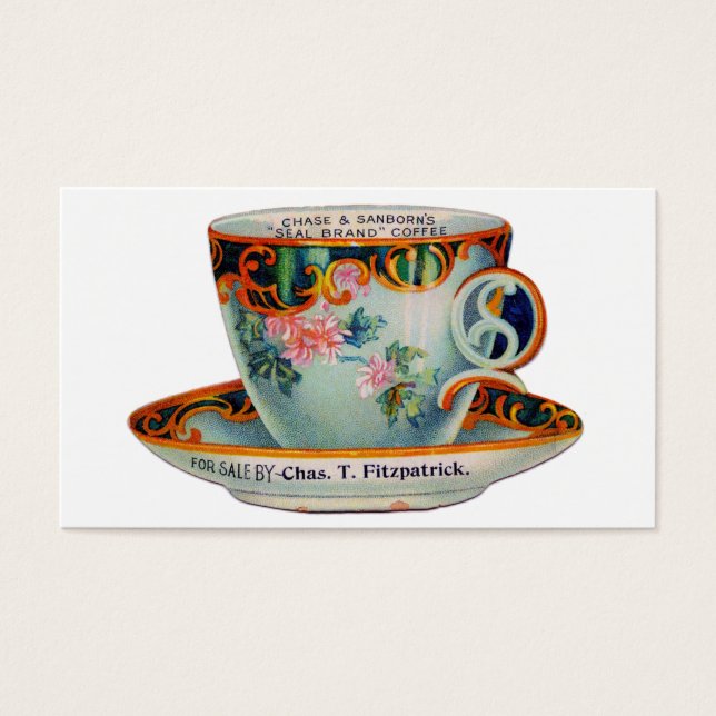 Xícara de café da Vintage (Frente)