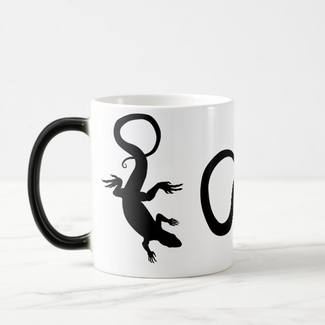 Xícara de café de Arte Legal - Lizard Mugs (Esquerda)
