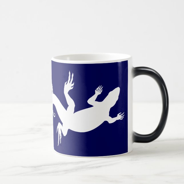 Xícara de café de Arte Legal - Lizard Mugs (Direita)