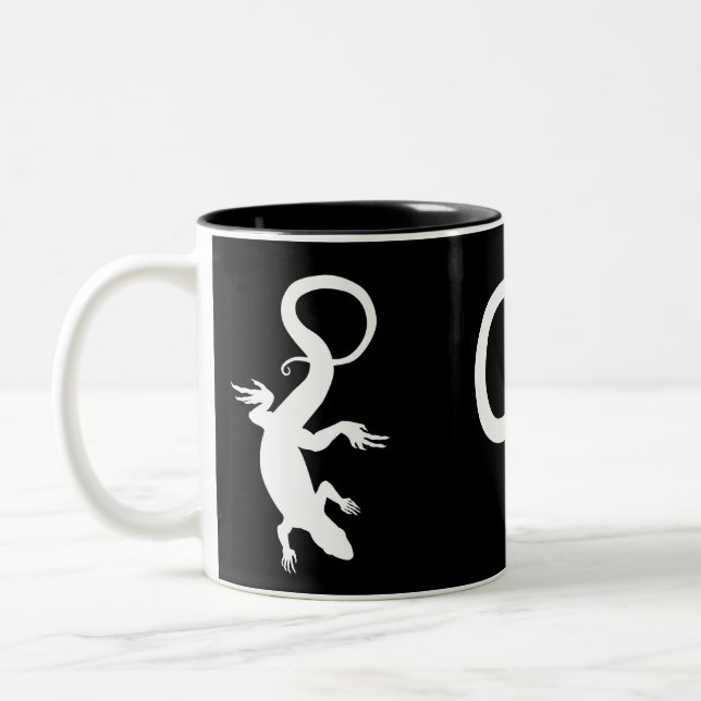 Xícara de café de Arte Legal - Lizard Mugs (Esquerda)