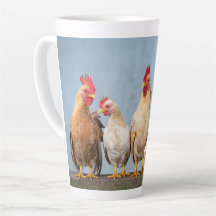 Xícara de café de frango