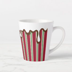 Xícara de café de hortelã para feriado