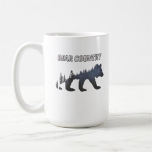 Xícara De Café De Urso Cinza